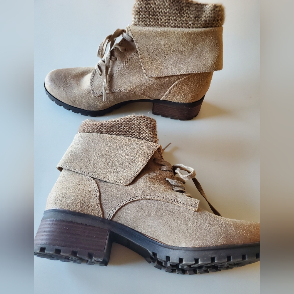 Lucky Brand suede booties